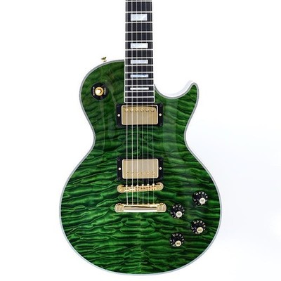 Gibson Custom Shop 1968 Les Paul Custom 7A Quilt Maple Gloss Trans