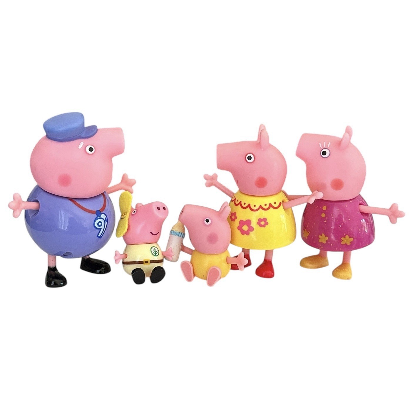 GC Poseable Baby Evie, Cousin Chloe & Baby Alexander, 2 Grands, Peppa Pig Core 4