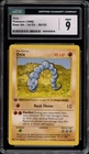 Pokemon Onix Base Set Shadowless 1st Edition #56 CGC 9 Mint
