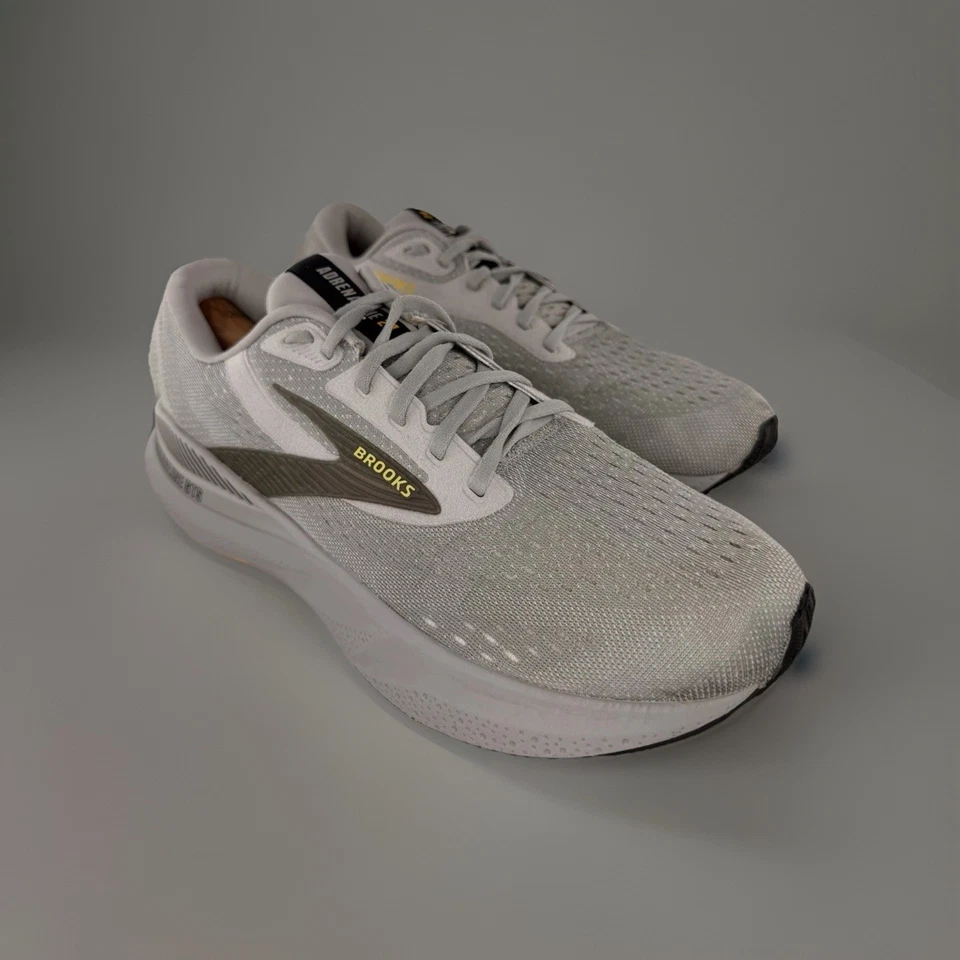 Мужские Brooks адреналин GTS 24, сплав/белый/золотой сплав, 11 D средний США - Изображение 2 из 4