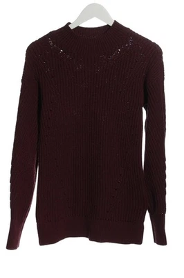 ABERCROMBIE & FITCH Pull en crochet Dames Pull T EU 36 brun style décontracté - Photo 1/4