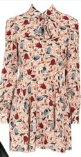 Red Valentino Abito  Mini Dress Size 42  100% Silk