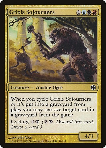 4x Grixis Sojourners - ARB (Alara Reborn) #112 MTG Magic The Gathering Playset