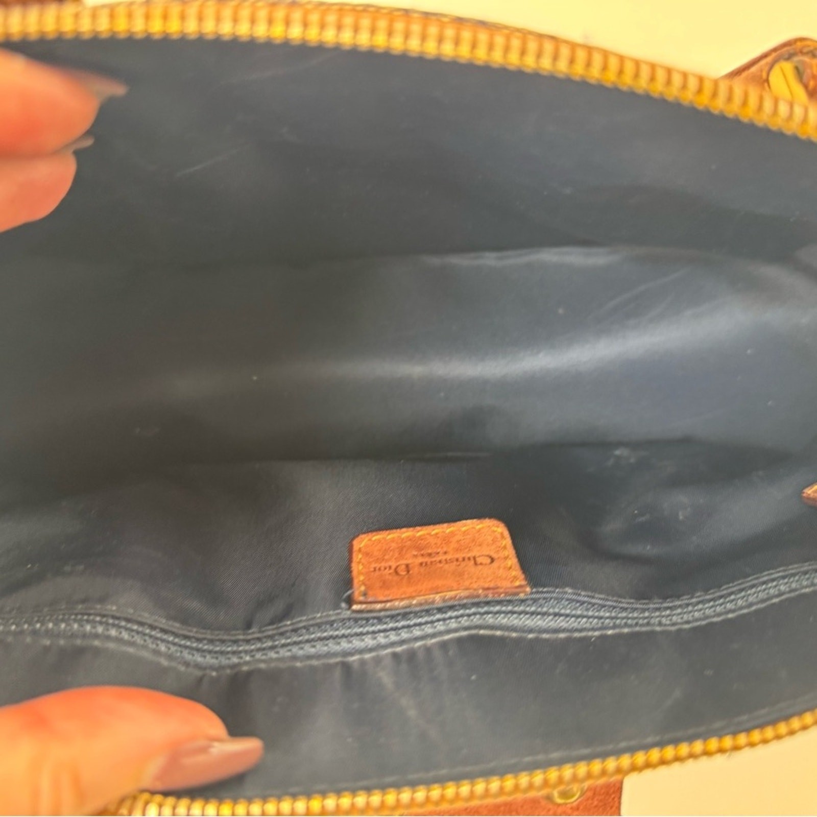 Christian Dior Diorissimo Trotter Canvas Street C… - image 8