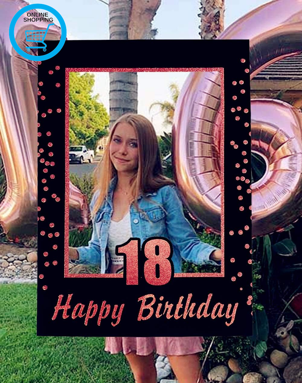 18 Birthday Party Photo Booth Props 18 Birthday Photo Frame 18Th Birthday Decora