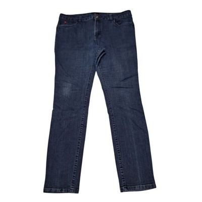 Sofia Vergara Jeans Dark Wash Denim Womens 14 Pants Basic Straight Leg