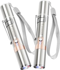 2 Pack USB Rechargeable Interactive Cat Mouse Toy 5 Modes for Indoor Pets