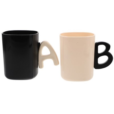  2 Pcs Zahnbecher Zahnbürstenbecher Badezimmer Zahnbürstenhalter Für Paare