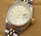 LADIES VINTAGE ROLEX OYSTER PERPETUAL DATEJUST WRISTWATCH REF. 69173 IN BOX