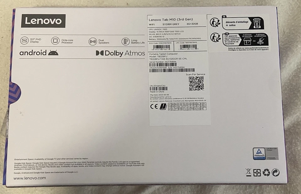 Lenovo Tab M10 (3rd Generation) 32GB , Wi-Fi, 10,1 Zoll - Storm Grey - Bild 2 von 4