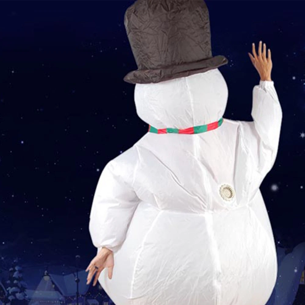 VETEMENTS Pupazzo di neve gonfiabile vestiti miss outfit vestito cosplay festa costume