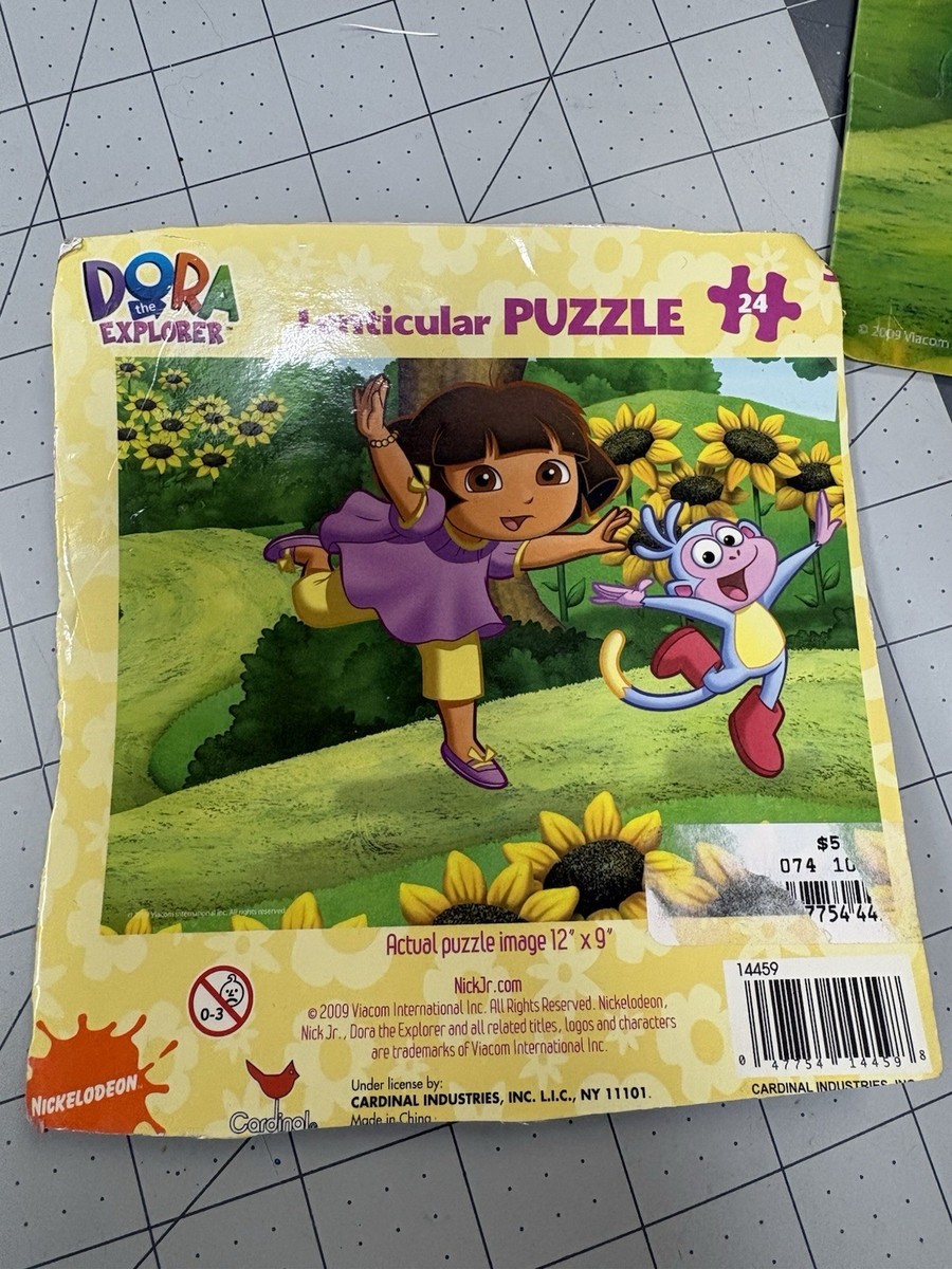 2009 Nick Jr Dora The Explorer 24 Pc Puzzle COMPLETE Viacom