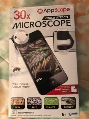 appscope 30x microscope for a phone