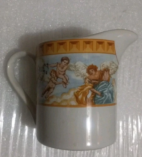 Fitz and Floyd Habitat Americana - Cherub - Creamer Pitcher - 3 3/4" Tall