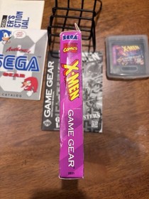 Sega Game Gear Marvel X-Men Gamemasters Legacy W/ Box & Instructions