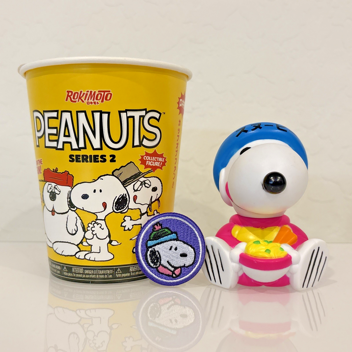 Rokimoto Peanuts S2 Snoopy Puffer Pink Black Light Slurprise