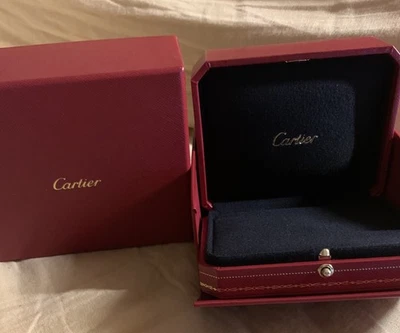 CARTIER ÉCRIN UNIVERSEL POUR BIJOU À POSER 10,5/8,5/5cm Avec Surboîte Neuf ! - Photo 1/2