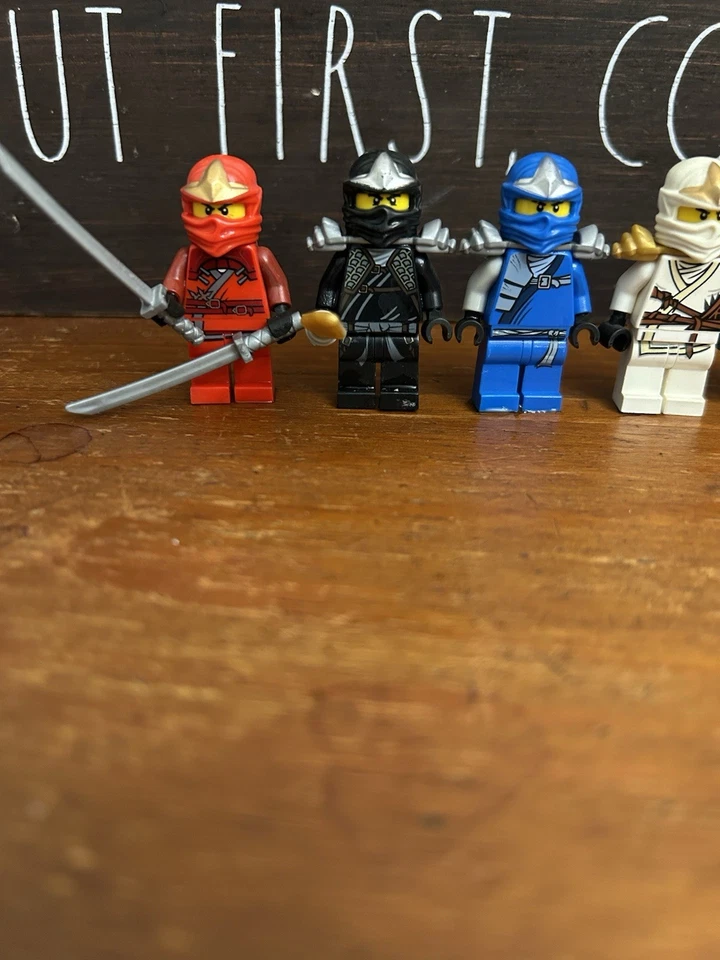 LEGO Ninjago Kai Jay Zane Cole ZX Jay Zx Zane Zx Lot of 5 Minifigures - Image 2 of 4