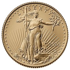 2026 American Gold Eagle 1/4 oz $10 - BU 5013.76 per troy oz
