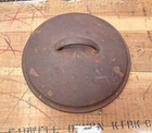 Vtg Unmarked Wagner No. 8 Cast Iron Lid Only Dutch Oven Sawtooth Basting V8