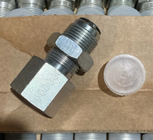 Airway JIC -12 -12 Bulkhead 37 Degree Flare Hydraulic Fitting