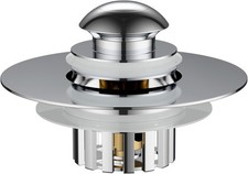 Universal Bathtub Drain Stopper - Pop-Up Hair Catcher Replacement for Tub