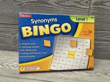 Lakeshore Learning Synonyms Bingo Level 1 Vocabulary Language Arts Homeschooling