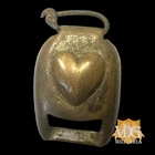 US Civil War Era Brass Heart Horse Harness Buckle #Y0765