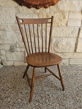 Tell City Chair Co. Hard Rock Maple Captain's Chair with Spindle Back — listing 5