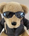 ARAMIS Motorcycles Plush Teddy Bear Leather Jacket Collector - COOL -Price to Go — photo 1