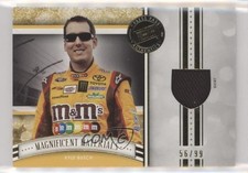 2012 Press Pass Fanfare Magnificent Materials Gold 56/99 Kyle Busch #MM-KYB fm0