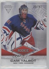 2011-12 Panini Titanium Rookie 20/81 Cam Talbot #107 2d8