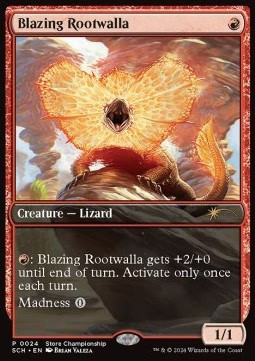 Magic/MTG Blazing Rootwalla SCH-24 Rare Englisch NM