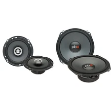 PowerBass OE-675 - 6.75" Coaxial Speakers 2-Ohm Pair with OE-700 7" Midbass S...