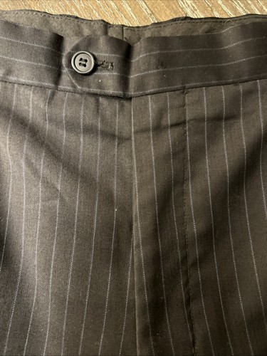 VTG PENDLETON SUIT Pinstripe 44R 2pc 36 R Pant Suit 100% Wool Lined - Picture 19 of 24