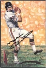 Mike Ditka Autographed Goal Line Art Card Chicago Bears GLAC Beckett BAS 107104