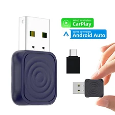 Ultra Mini Wireless CarPlay & Android Auto Adapter Auto Connection Plug & Play