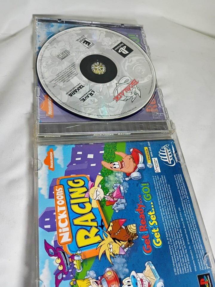 Nicktoons Racing (Sony PlayStation 1, 2001) – Case Cracked, Tested ...
