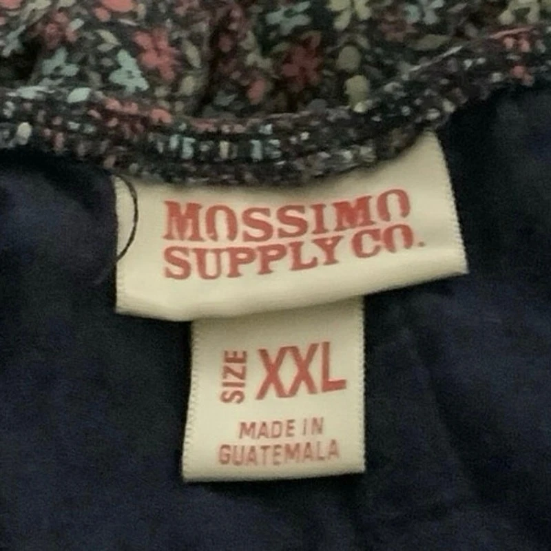 Camiseta sin mangas Mossimo Target para mujer boho hippie babydoll mini azul talla XXL Foto 4 de 4