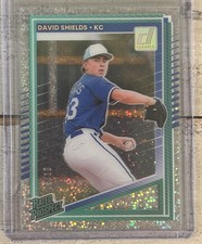 2025 Donruss Baseball David Shields Clearly Rated Prospects Gold Parallel SP /10
