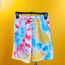 Nike Kids Shorts Tie Dye- With Pockets -Size Large - New Without Tags