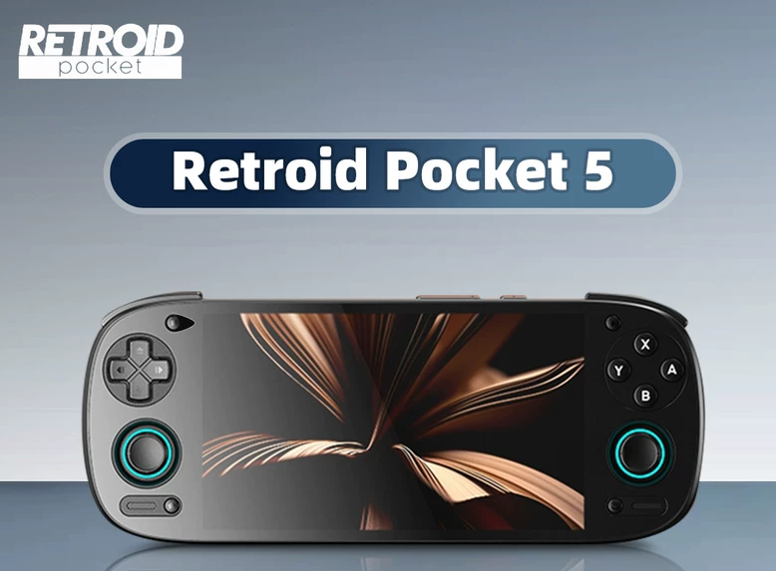 Retroid Pocket 5 Retro Handheld Game Console 8+128GB Android OLED