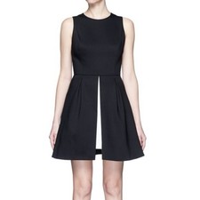 Alice + Olivia Bria Black and White Fit and Flare