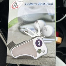 Ascent Golfer's Best Tool Multi-Tool Pocket Tool Opener Golfing Gadget NIB