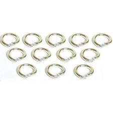 12 Jump Rings Sterling Silver Open Jewelry Charm 16 Ga