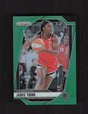 2024 Panini Prizm WNBA #1 Jackie Young Green Prizms