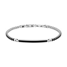 Mens Bracelet, Tennis Bracelet for Women Men, Solid Stainless Steel Bracelet A