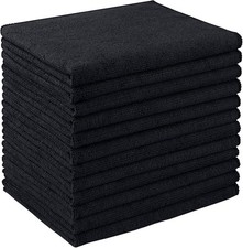 Microfiber Cleaning Cloth 12 Pa Number of Items: 12Color: BlackSize: 12inx16in