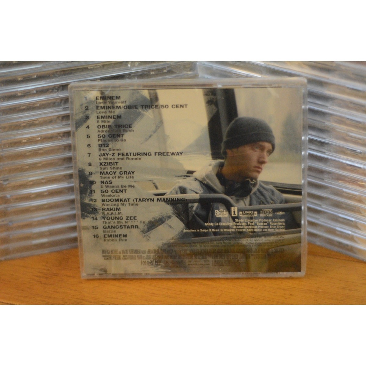 【激レア】　Eminem Mix-CD 8枚セット 8 Mile Soundtrack CD Japan 2002 Eminem New Sealed Shady Interscope