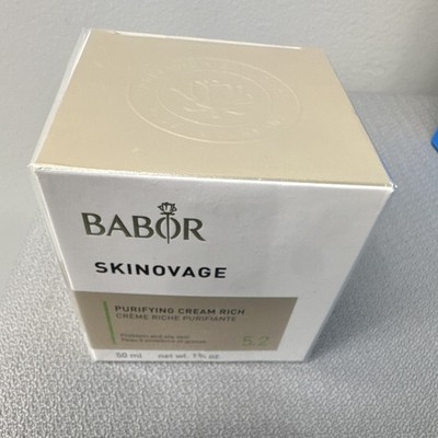 BABOR Skinovage Purifying Cream Rich 50ml Moisturizer for Oily Skin Face Care